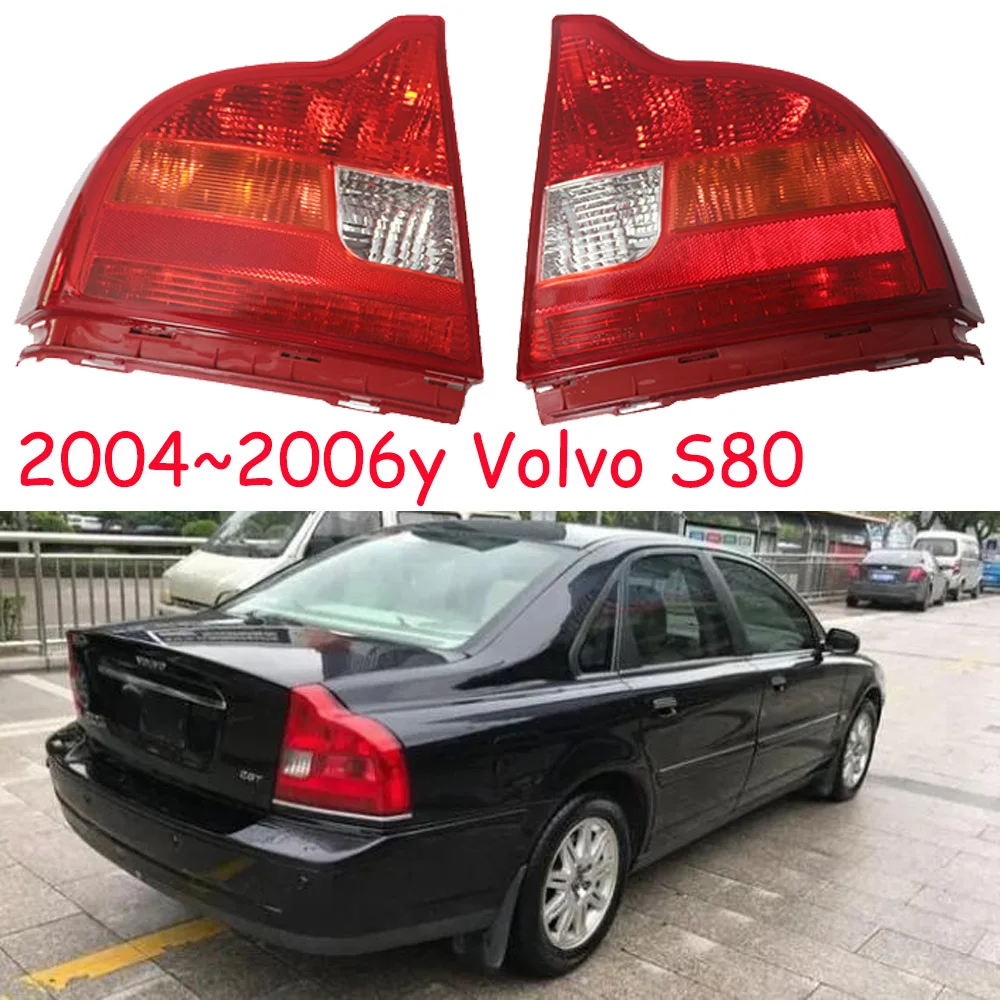 1pcs car accessories bumper tail light for Volvo S80 taillight Taillamp no bulb 2004~2006y for Volvo S80 fog lamp