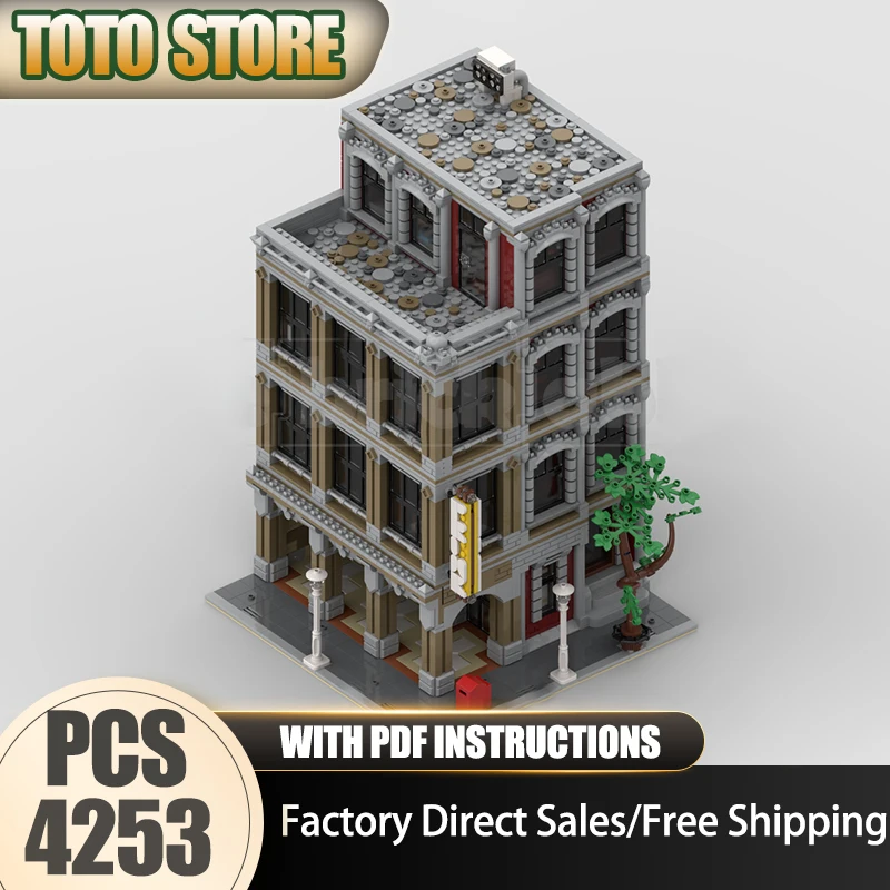 

Moc Building Bricks Prime-Time-Building Prime Corner Архитекторы Городской улицы Модель Технология Модульные блоки DIY Игрушки Подарки