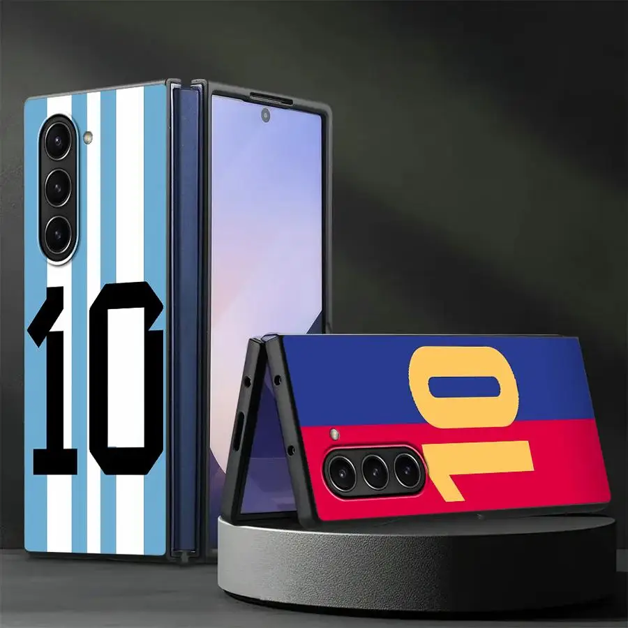 Cool Football Number Case for Samsung Galaxy Z Fold 7 6 5 4 3 ZFold6 ZFold3 ZFold5 ZFold4 ZFold7 Back Phone Cover