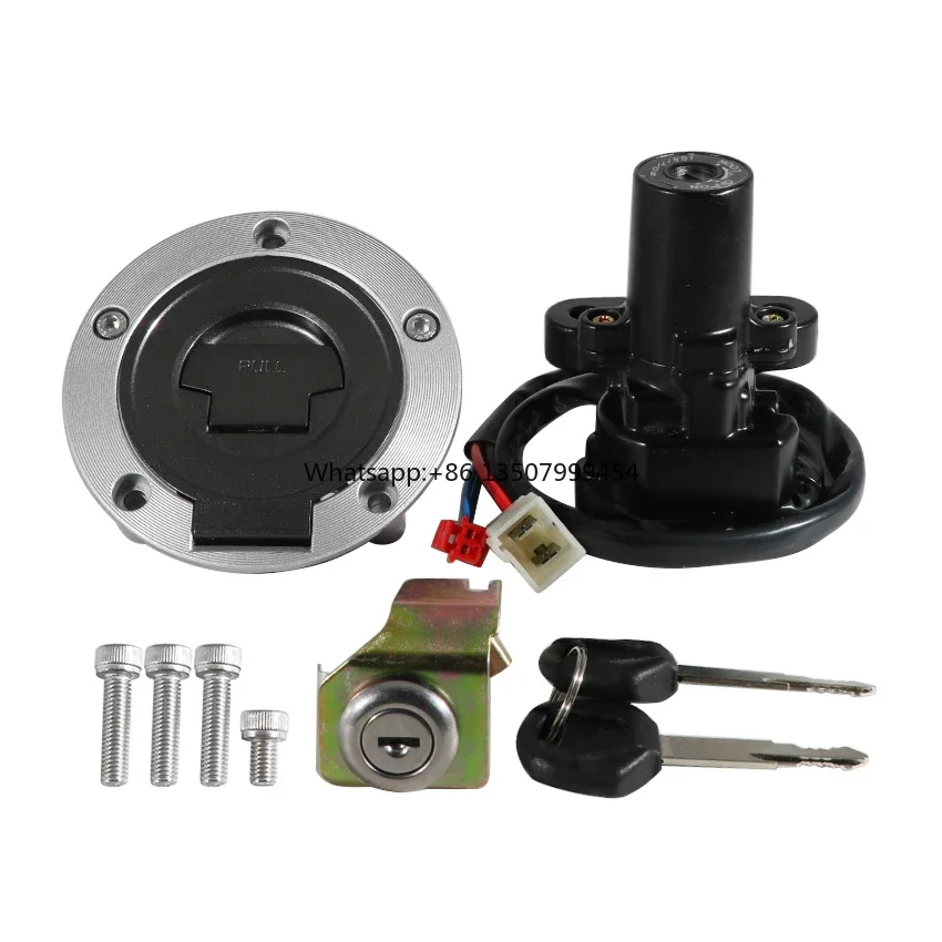 

Motorcycle Fuel Tank Cover Cap Lock With Ignition Switch Lock for MT01 YZF R1 R6