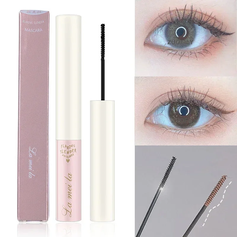 1 Pcs Brush Head Mascara Slim and Thick Curling Anti-sweat Non-smudge Curling Mascara Comestics Curling Mascara Ultra-fine Small