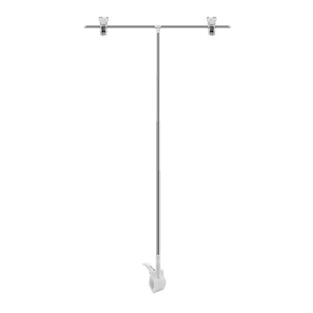 Holder Desktop Backdrop Stand Stainless Steel Adjustable Backdrop Stands Background Frame Support T-Shape Background Stand