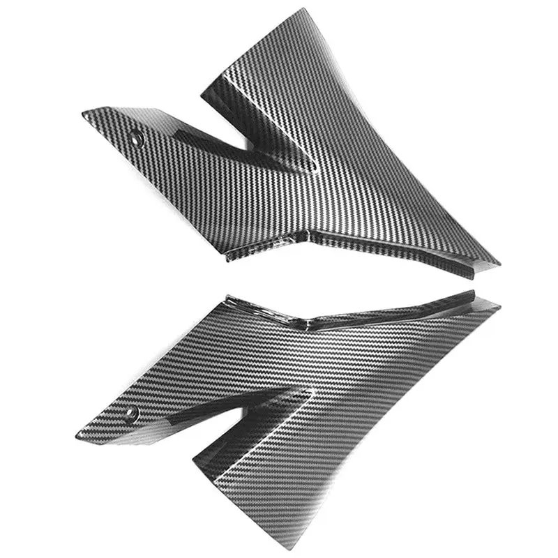 AU16-Motorcycle Fairing Side Trim Cover Panel Cowl Protection Fuel Tank For KAWASAKI NINJA ZX10R ZX-10R ZX10R 2004 2005