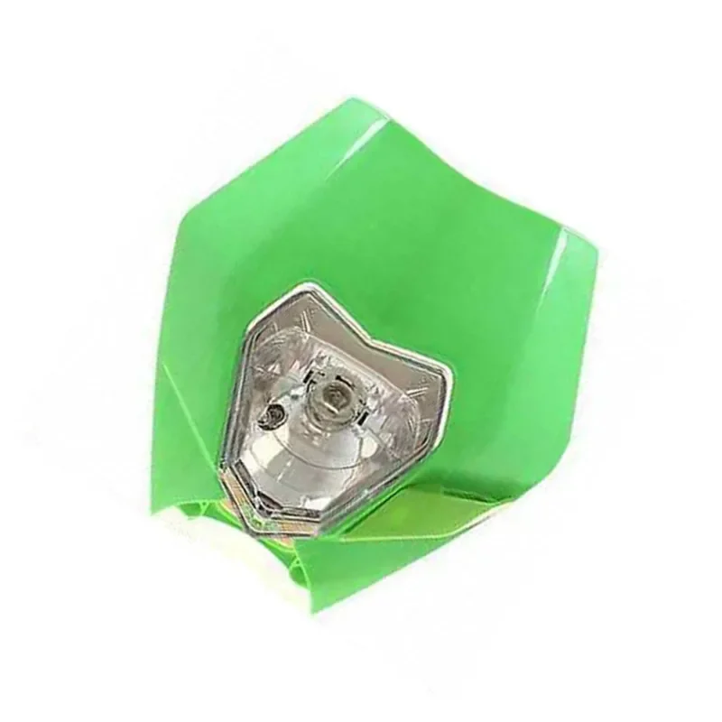 Green Universal Motorcycle Headlight For Kawasaki Suzuki Yamaha  Dirt Bike DS