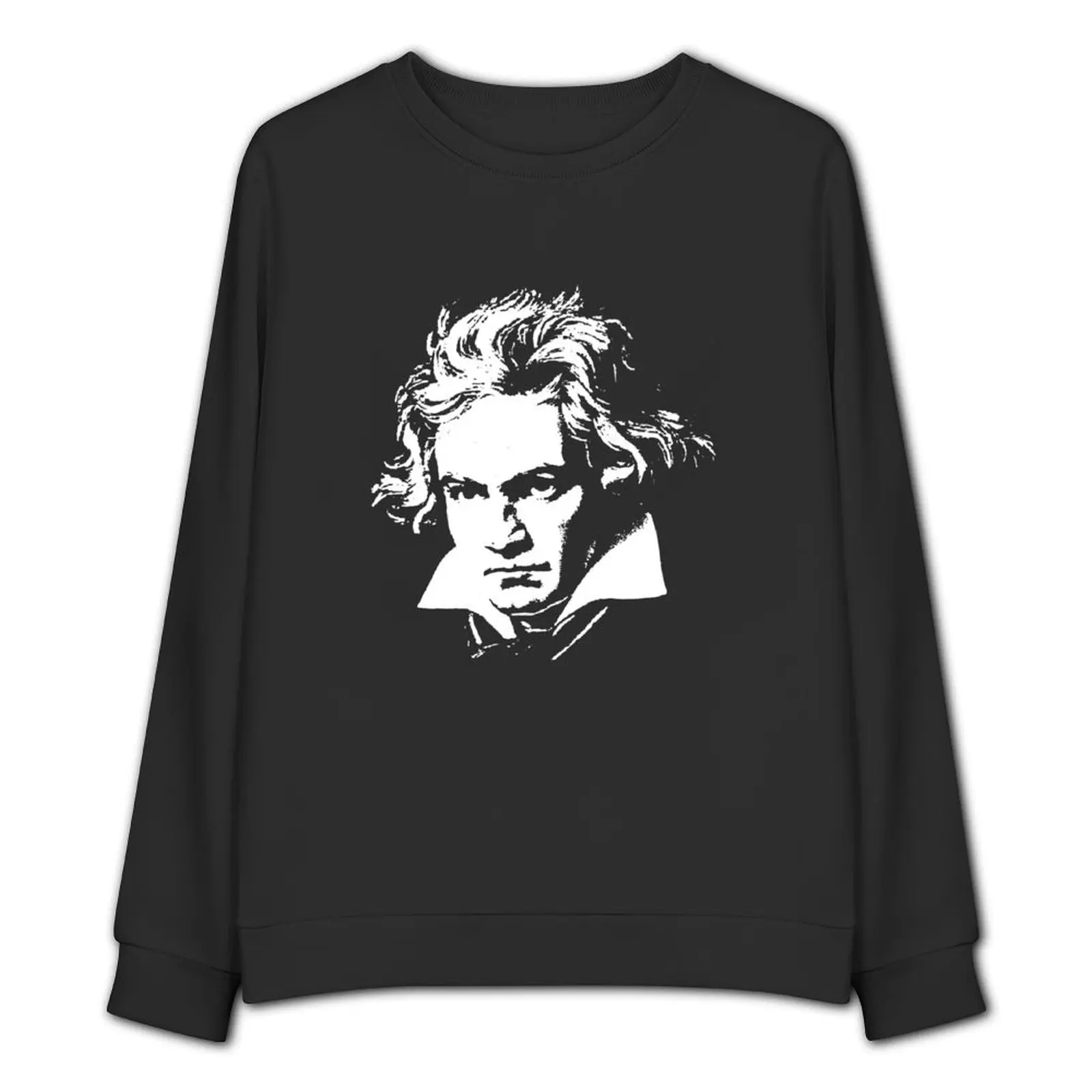 Beethoven-Camisola com capuz masculina, Blusa, Vestuário