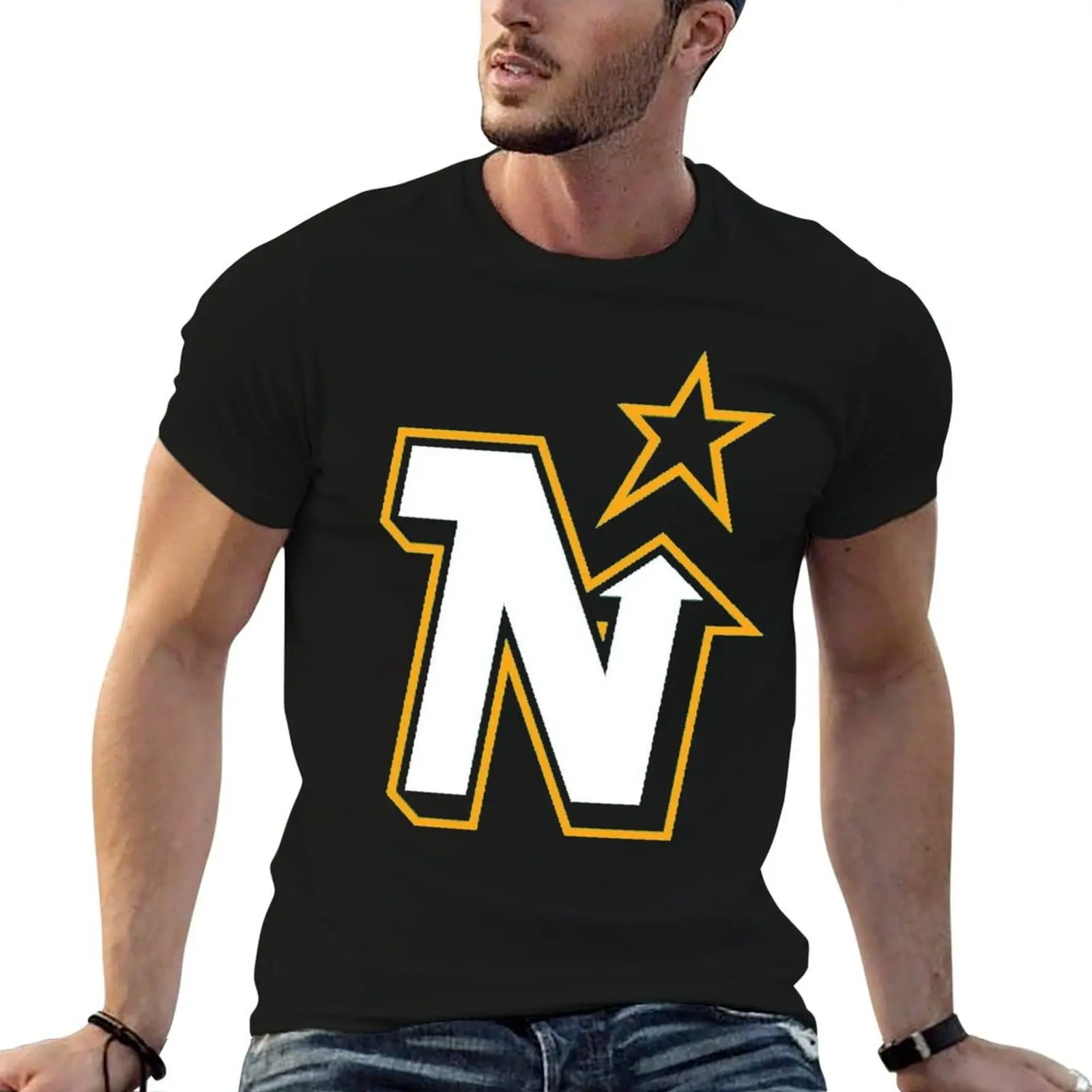 

- for t cotton Vintage Hockey shirts T-Shirt.png T-Shirt shirt Minnesota man Retro men North Stars t man