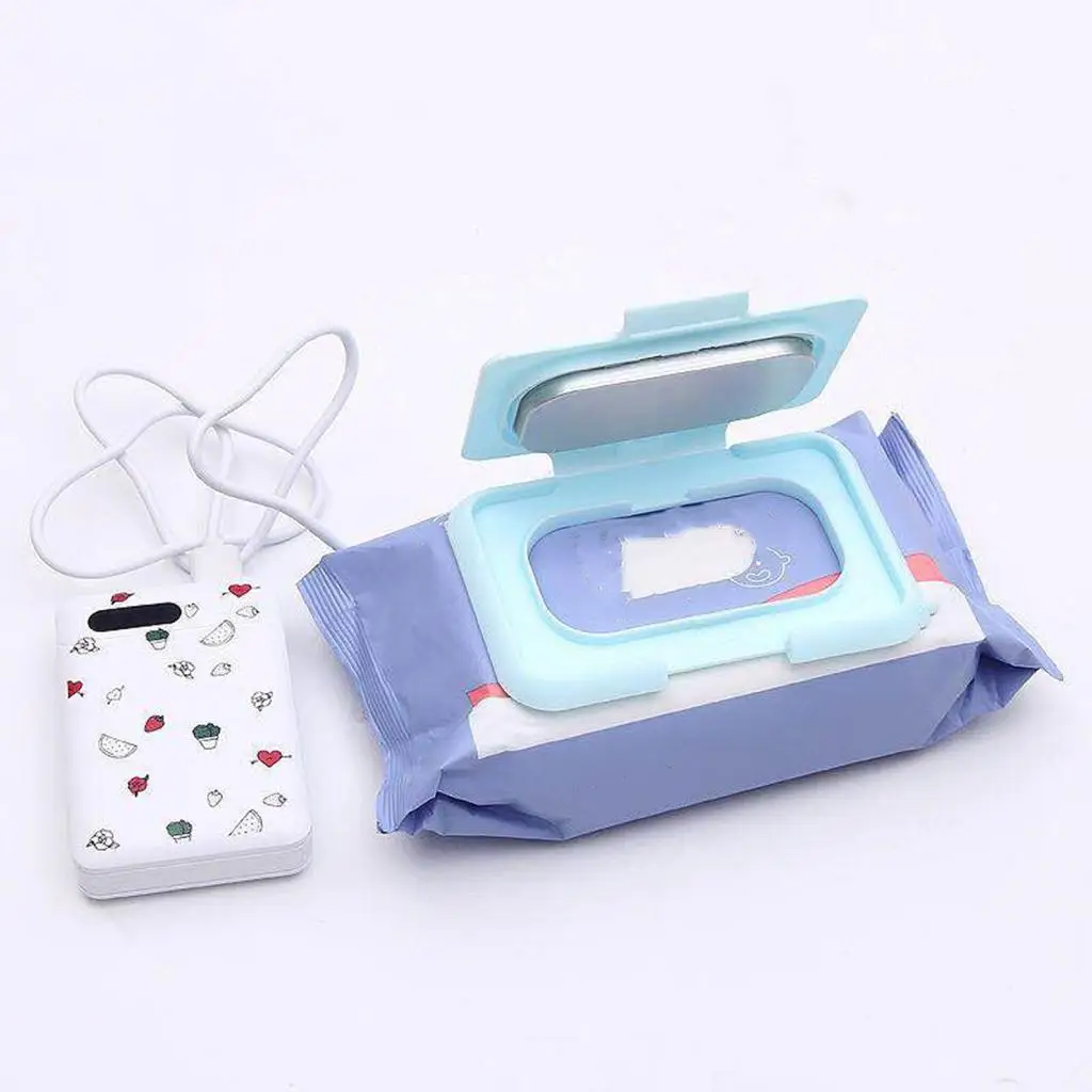 Portable  wipe Warmer Napkin Heating Box Paper Warmer USB Charging Baby Wet  Dispenser Baby  Warmer for Babies