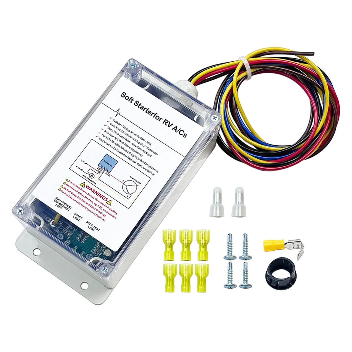 

Soft Start for RV Air Conditioner, Soft Air Conditioning Starter and Electrical Appliances for RVs Small Generator