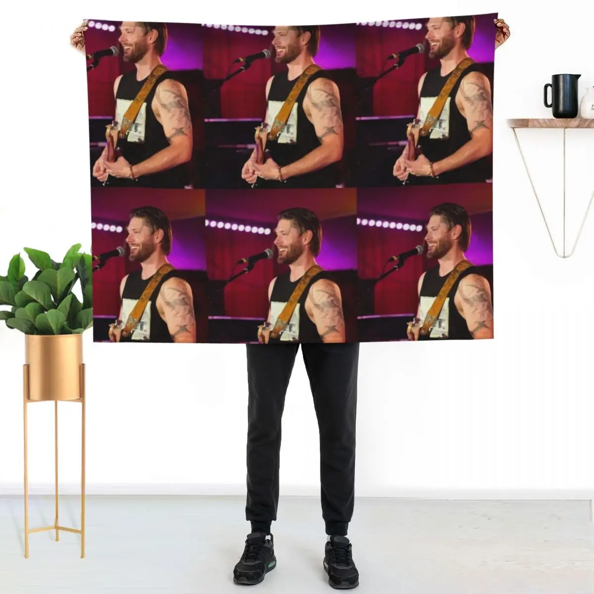

Jensen Ackles handsome Throw Blanket Stylish Couch Blanket for Home Living Room