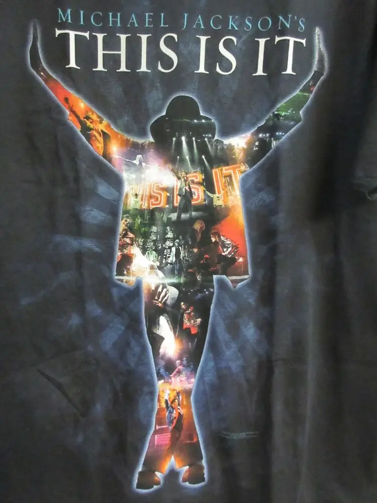 MICHAEL JACKSON OFFICIAL MERCH THIS IS IT 2009 BAND CONCERT MUSIC T-SHIRT LARGE