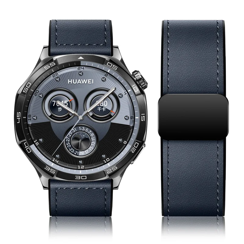 화웨이 워치 GT5 Pro GT4 5 4 3 46mm, Amazfit Bip 6 5/GTR/GTS 4용 22mm 20mm 실리콘+가죽 스트랩 (비즈니스 손목 밴드)