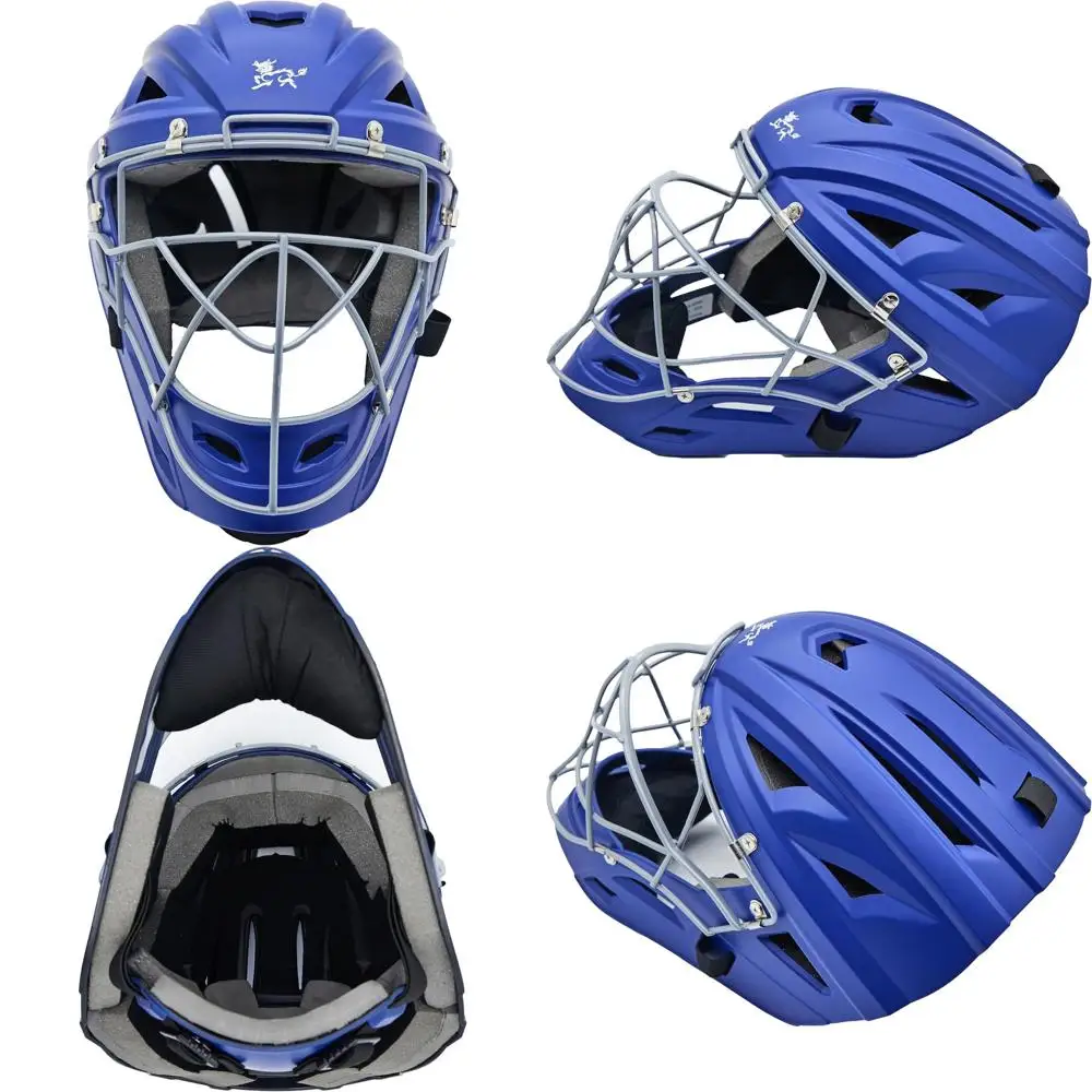 

Matte Baseball Catcher's Helmet - Small, Fits 6 1/2 to 7 Inch Heads