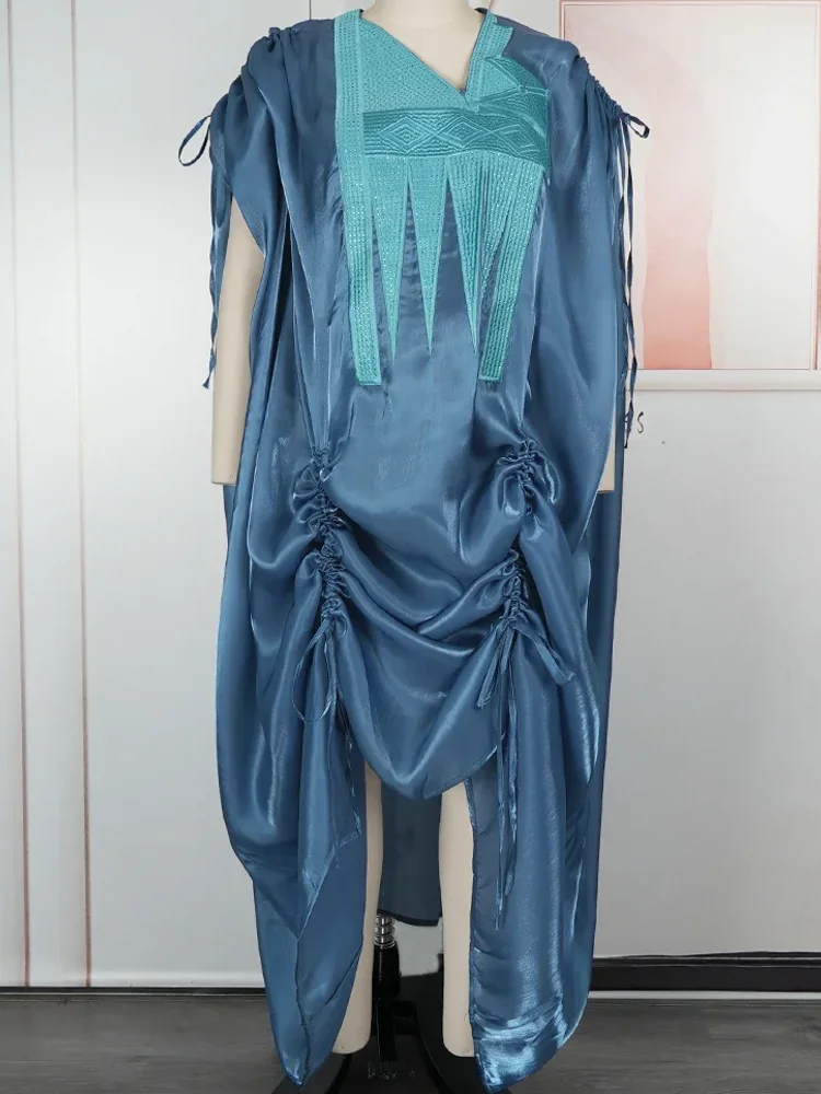 2 قطعة مجموعات الملابس الأفريقية للنساء Dashiki أنقرة تركيا وتتسابق ثوب حجم كبير فساتين حفلات الزفاف قفطان بوبو رداء