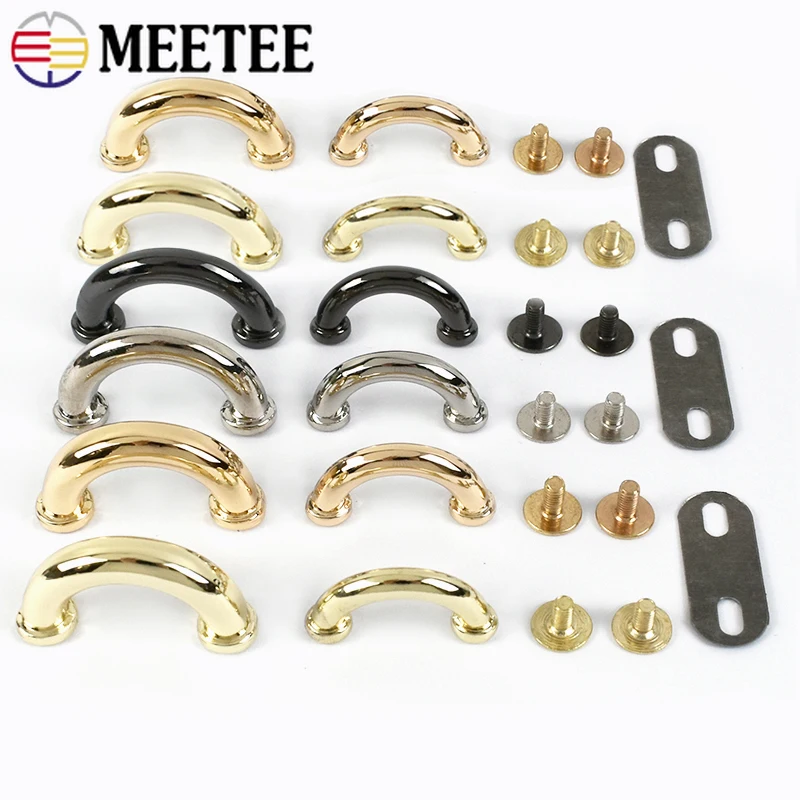 10/20/30Pcs 14/17mm Metal Bag Arch Bridge D Ring Buckle Strap Hook DIY Handbag Hardware Belt Leather Repair Accessories BD302