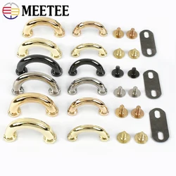 10/20/30Pcs 14/17mm Metal Bag Arch Bridge D Ring Buckle Strap Hook DIY Handbag Hardware Belt Leather Repair Accessories BD302