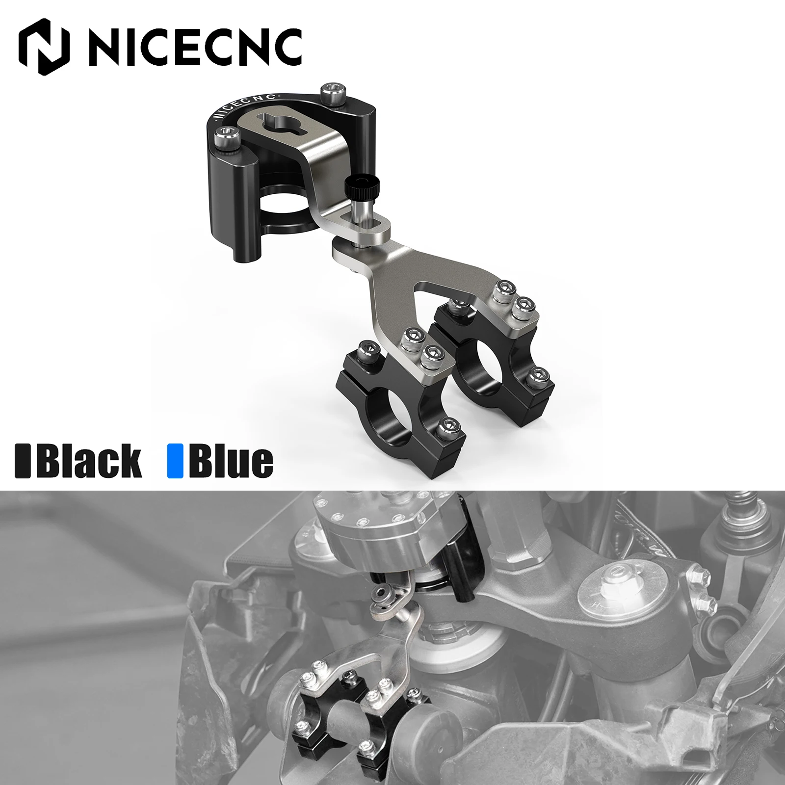 

For Yamaha 2019-2024 Tenere 700 T7 XTZ 700 XTZ700 Steering Damper Bracket Tenere700 Rally Edition 2020-2024 T700 World Raid 2022