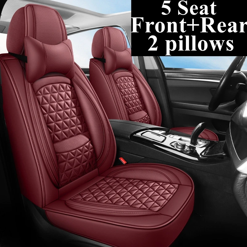 5 Seat Front+Rear Full Set Car Seat Covers for Alfa Romeo 159 Giulia Stelvio Acura CDX ILX LEGEND MDX RDX RL RLX TL TLX TSX ZDX