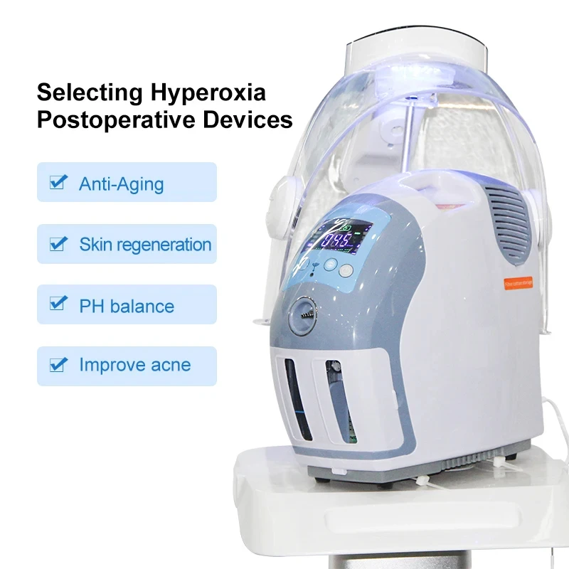 Face Mask Peel Skincare Acne Hyperbaric Oxygen Mask Beauty Machine Hydrogen Oxygen Mask Machine H2O2 Bubble Machine