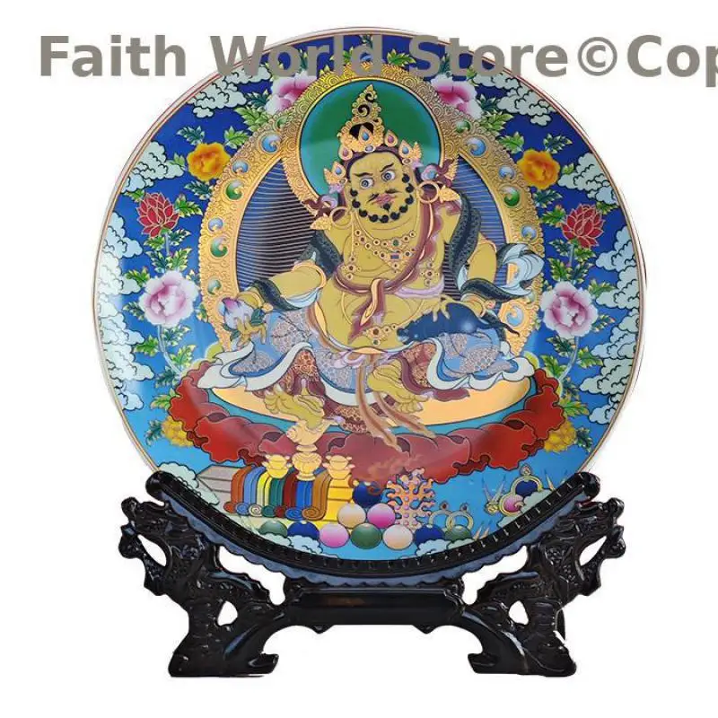 Multiple styles buddhist the buddha guan yin tara Mandala Mantra holy porcelain Thangka display altar family bless monk worship