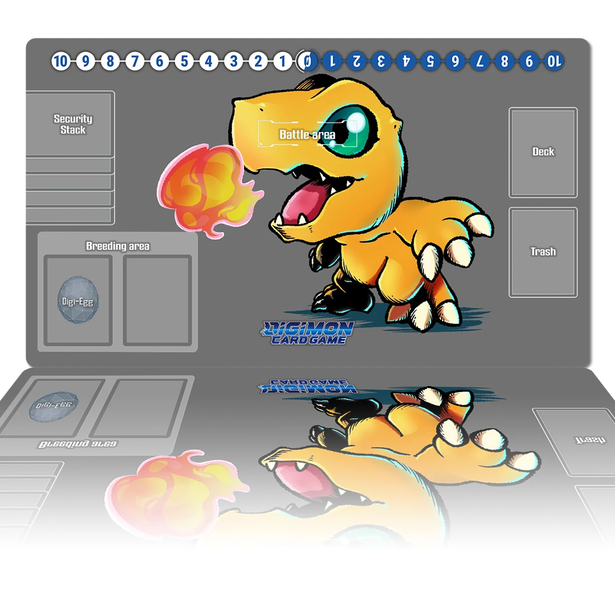 Digimon Playmat Agumon DTCG CCG Board Game Duel Trading Card Game Mat Anime Mouse Pad Desk Mat Gaming Accessories Zones Free Bag