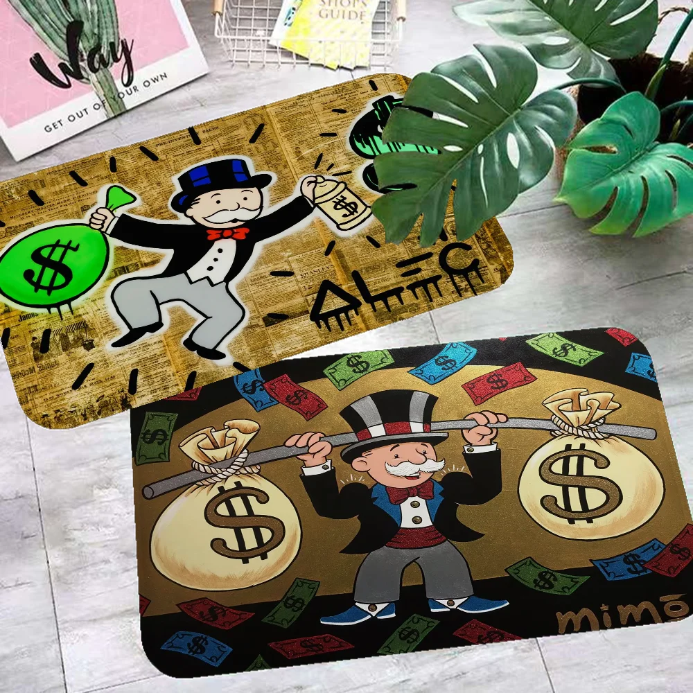 

Dollar Alec Monopoly Room Mats Cheaper Anti-slip Modern Living Room Balcony Printed Welcome Rug