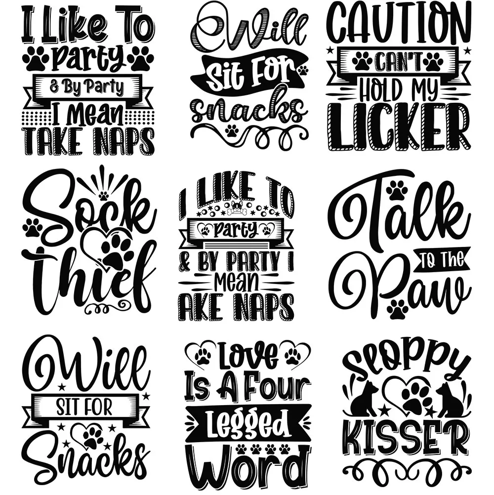 

Funny Slogan Iron-On Transfer for T-Shirts DIY Waterproof Heat Transfer Design Cool Quote Iron-On Patch