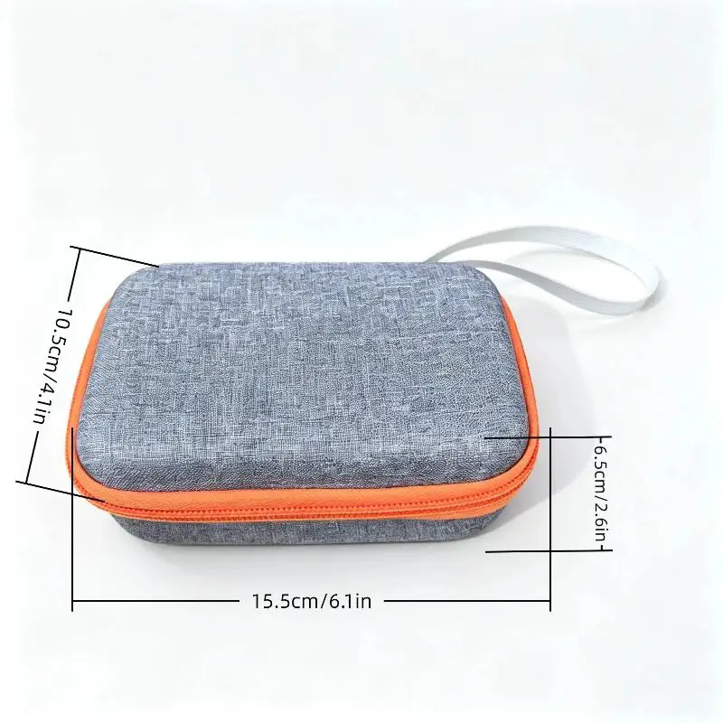 Portable Hard Case for Yoto Mini Waterproof Drop-proof Protective Cover with Carabiner for Audio Music Player Speaker Outdoor U