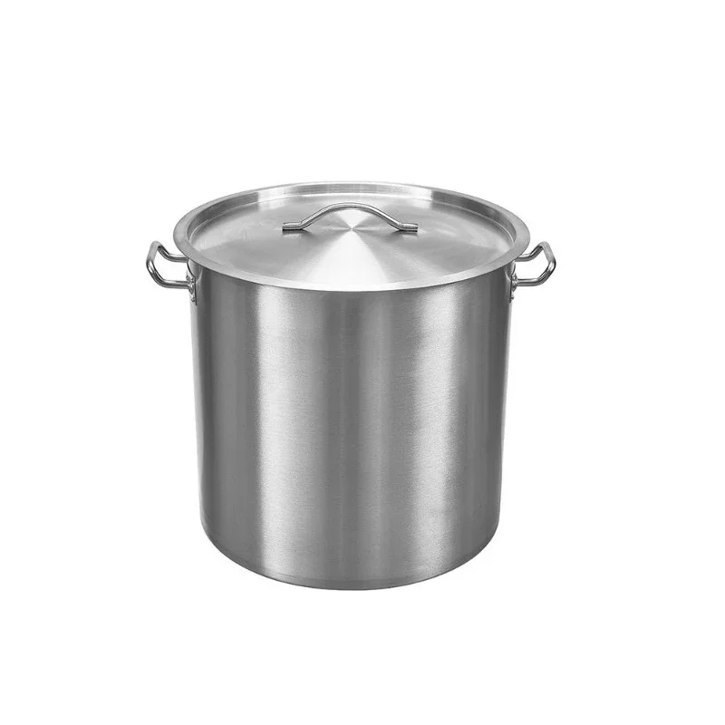 

Thickened 304 covered bottom stainless steel soup bucket commercial large capacity household induction cooker with lid