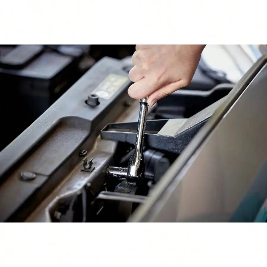 Набор инструментов для механики 3/8 дюйма, 90 предметов, хром