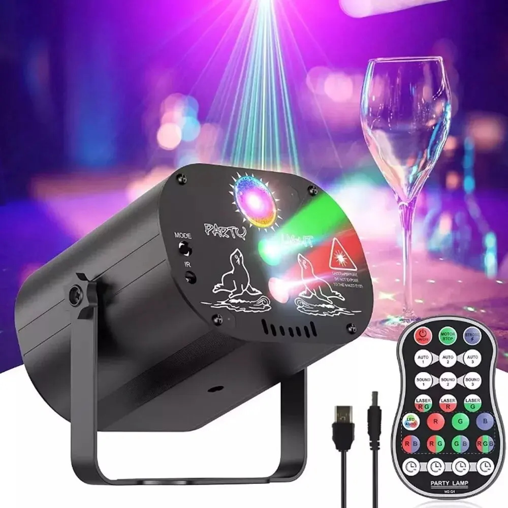 Light Emitting Diode Stage Strobe Light White Flash Projector Remote Control Voice Rechargeable Battery DJ Nightclub