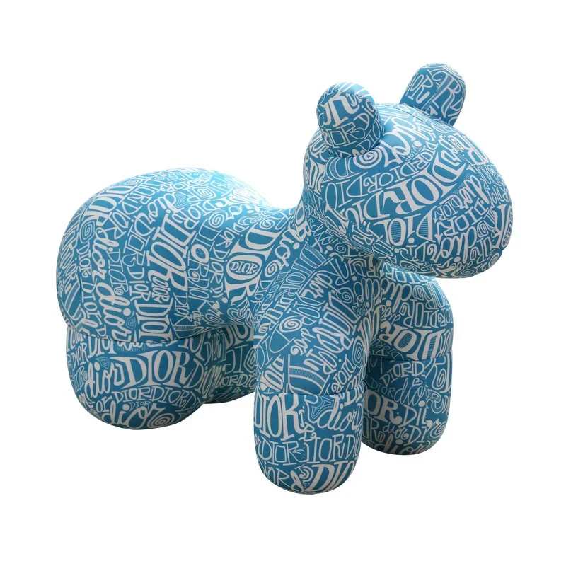 

Nordic Modern, Back Pony Chair, Children's Single Adorable Dog Chair