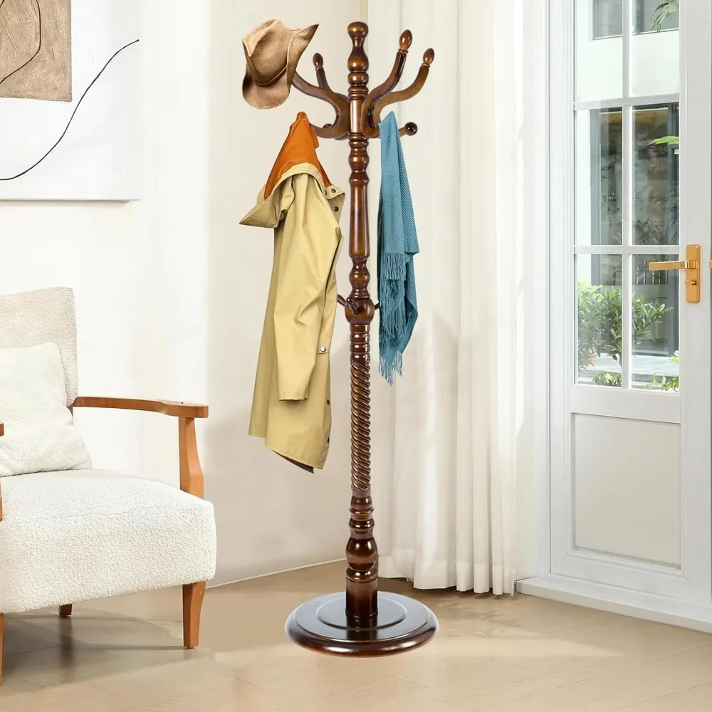 Wood Coat Rack Free…