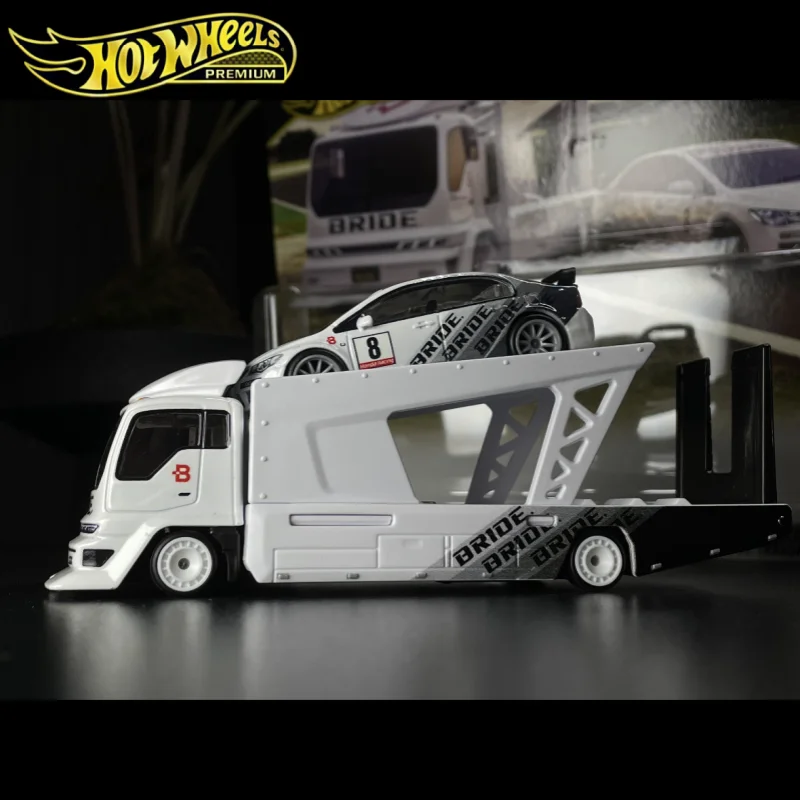 Original Hot Wheels Premium Team Transport FLF56 Diecast Car Alloy Model Honda Civic Camaro VW Off Road Vehicle Collectible view 2