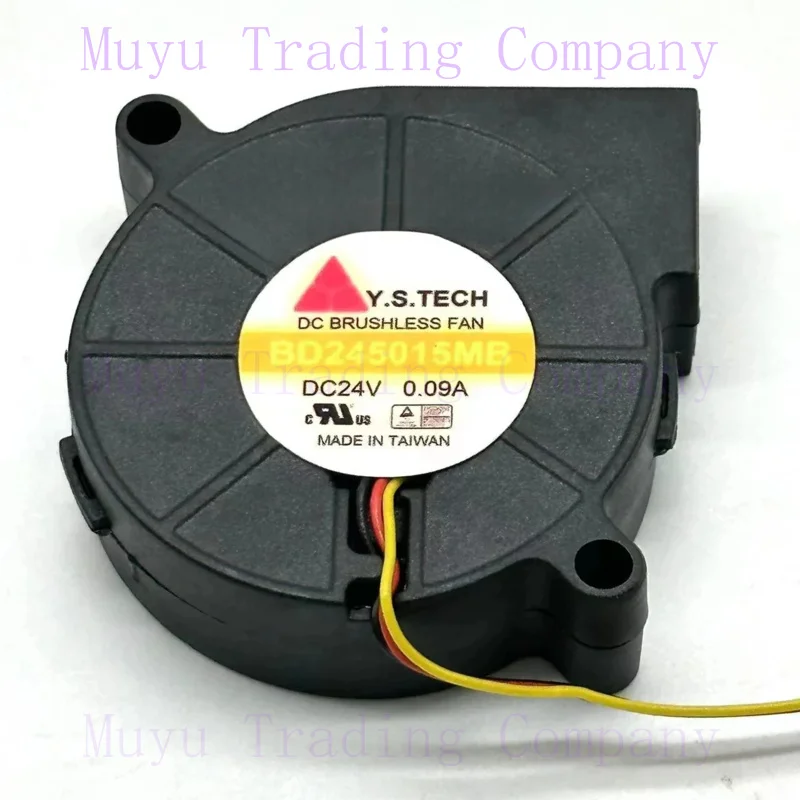 FOR Y.S TECH BD245015MB DC 24V 0.09A 50x50x15mm 3-Wire Server Cooling Fan