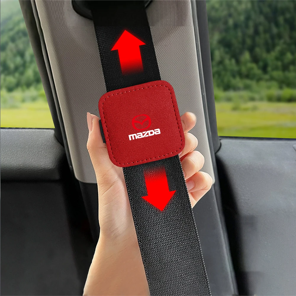 1pc New Car Seat Belt Clip Adjustable Magnetic Fixed Limiter For Mazda 3 Axela 6 Atenza CX-5 2 Demio CX-3 CX-30 MX5 CX30