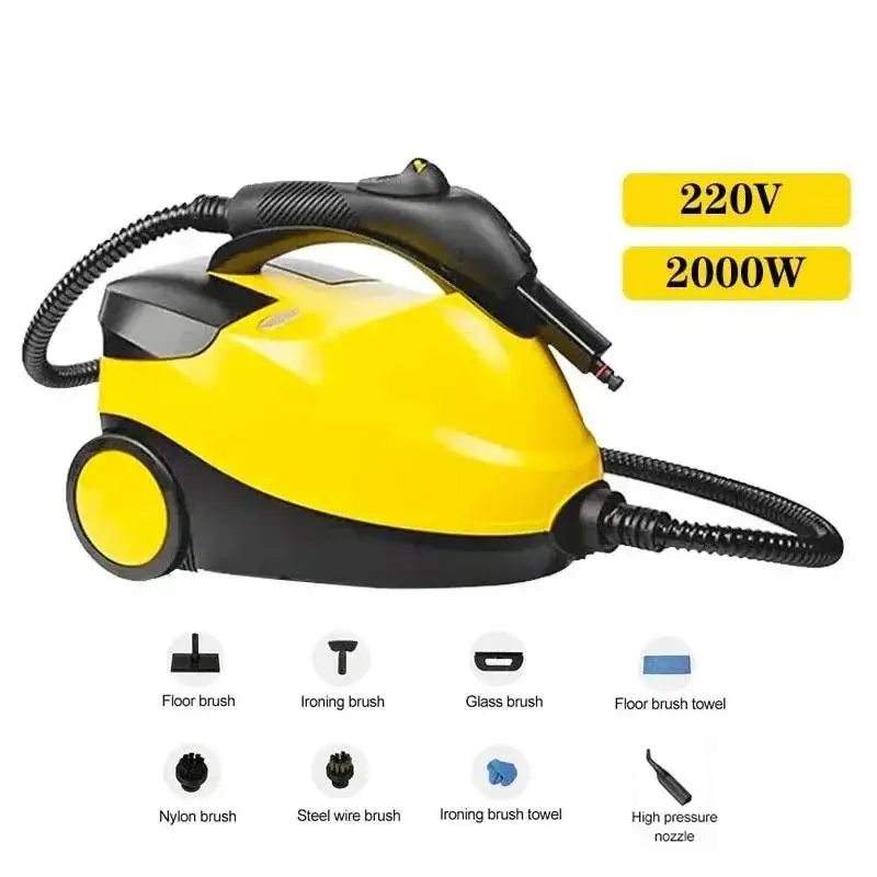 220V Electric Steam Cleaner 2000W Multifunctional High-temperature Sterilization and Disinfection Steam Cleaner for Car & Home