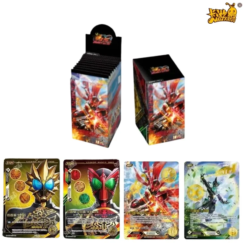 

KAYOU Kamen Rider Hero Battle OOO 15th Anniversary TCG Deluxe Booster Box, редкие карты MR для коллекционеров Kamen Rider