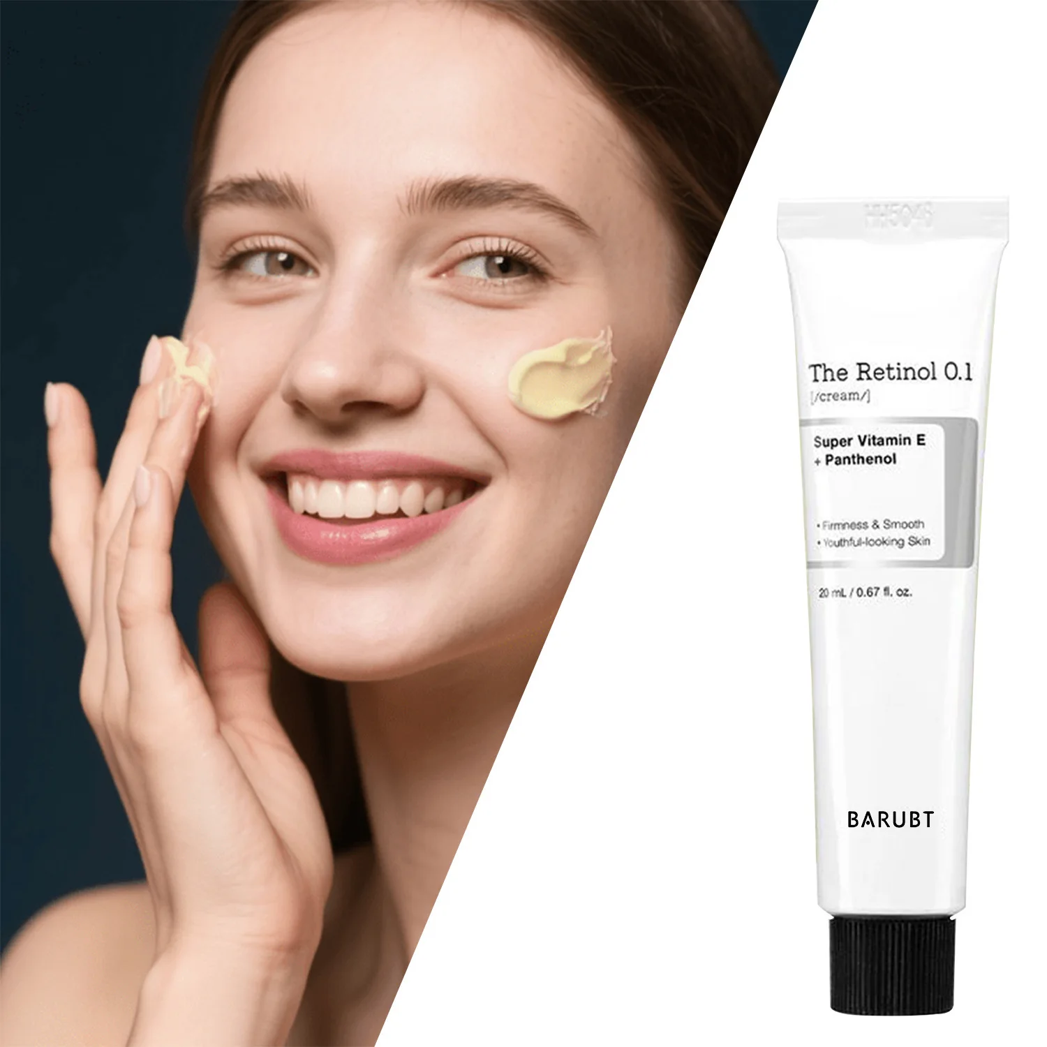 Retinol 0.1% Cream, Anti-aging Eye & Neck Cream with Retinoid Treatment to Firm Skin, Reduce Wrinkles, Skin Tightening Cream view 3