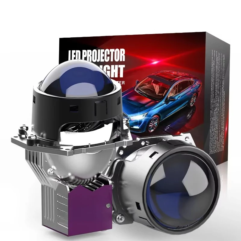 

Universal 3.0" Bi-LED Laser Projector Headlight H7/HB3/H4 Non-Destructive Installation