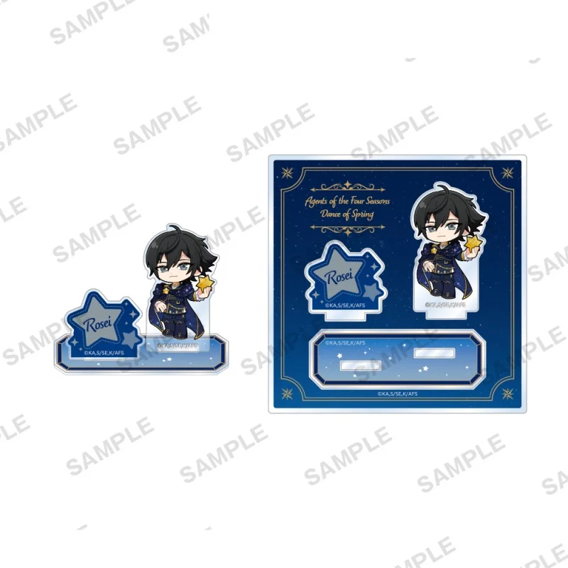 Anime Agents of the Four Seasons Constellation Theme Hinagiku Kayo Q-Style Acrylic Stand Model Plate Keychains Desk Decor