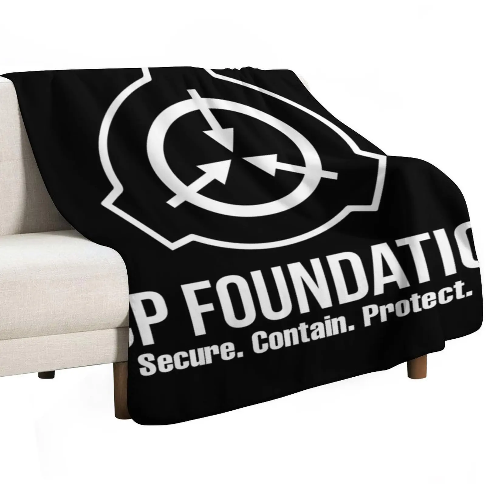 SCP Foundation Secure Contain Protect Throw Blanket All Season Soft Lightweight Blanket for Home