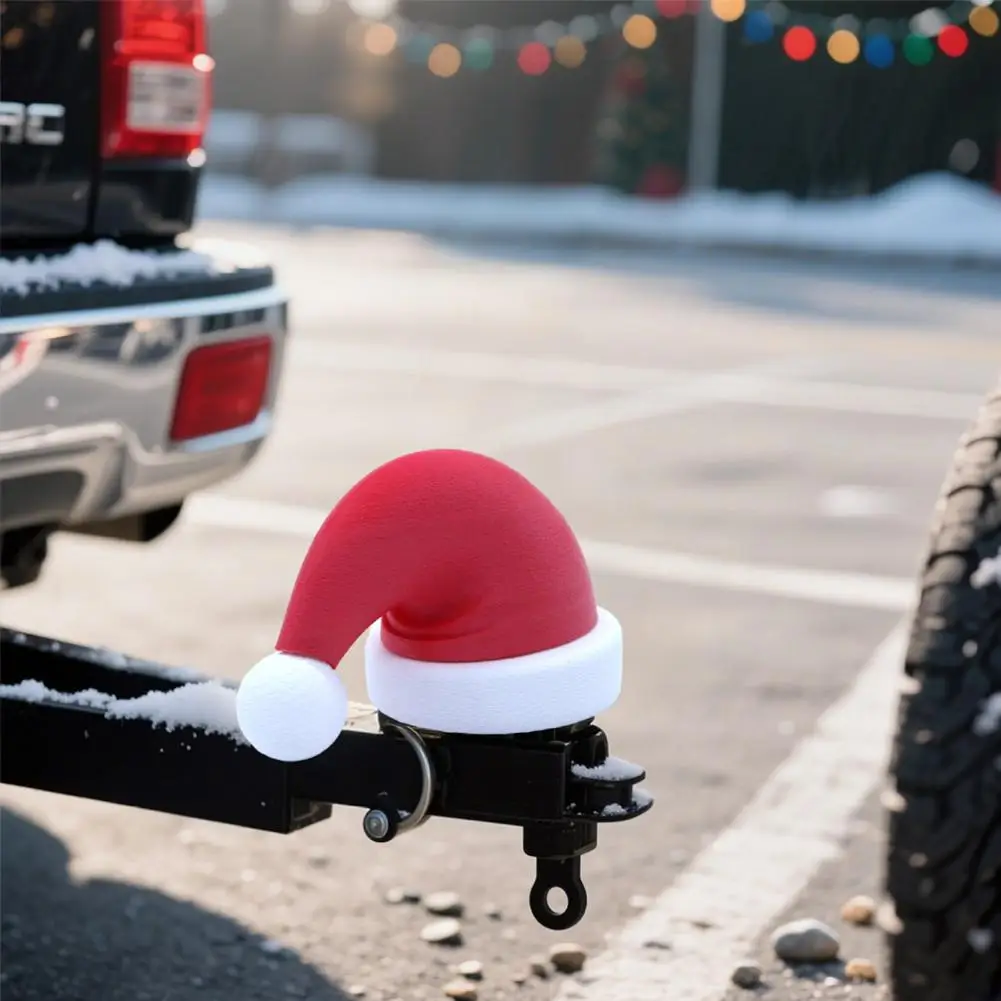 

Car Trailer Protective Cover Hat Christmas Hat Trailer Tail Hanging Decoration Suitable For All Models Car Trailer Decoration