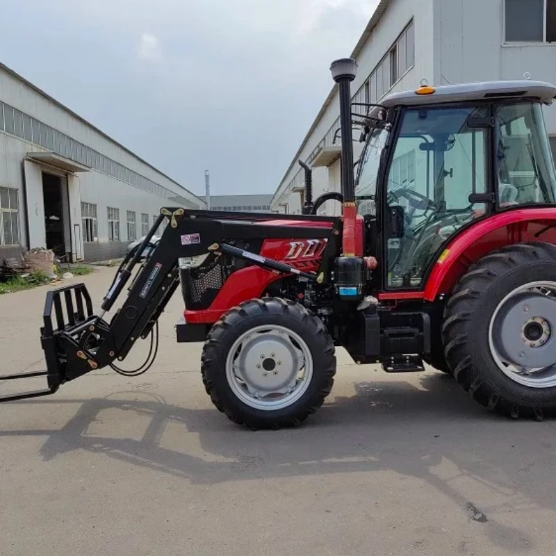 Cina nuovissimo design macchine agricole 4WD XT604 60hp mini ruota trattore agricolo trattore agricolo buon prezzo in vendita
