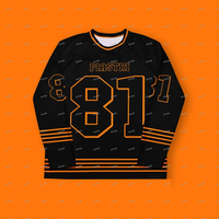 Piastri McLaren F1 Hockey Jersey Long Sleeve Men's Women's Sport T-shirt Football jerseys Motorcycle Racing T-shirt