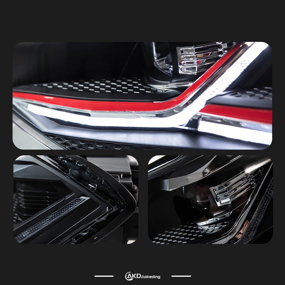 Used for Volkswagen POLO LED headlights, Golf 7.5 style headlights 2019-2023, DRL signal projector lens car accessories