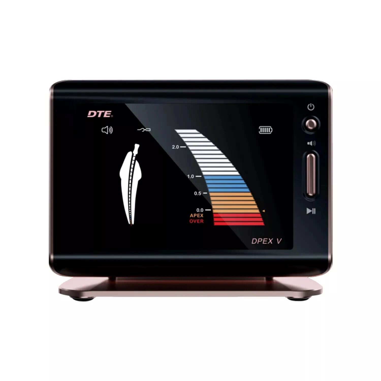 DTE DPEX V Dental Endo Apex Locator 4.5'' LCD Screen New Generation Endodontic Root Canal Length Measuring Instrument