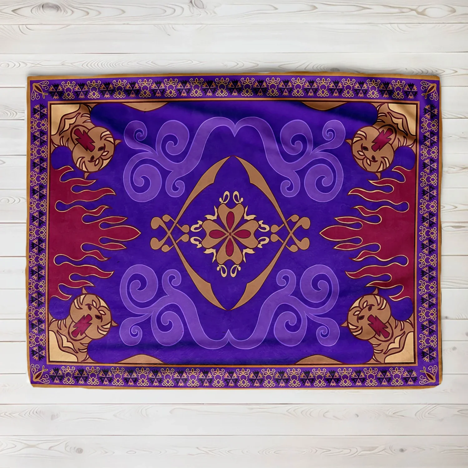 Alfombra mágica de Aladino, manta estampada para sofás cama, manta turística de moda
