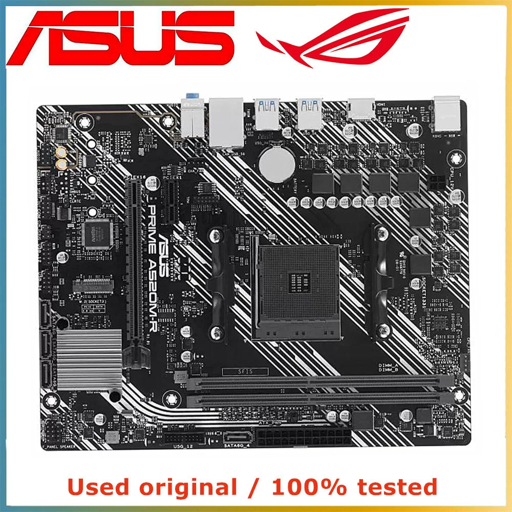 For ASUS PRIME A520M-R A520 A520M AM4 DDR4 Motherboard