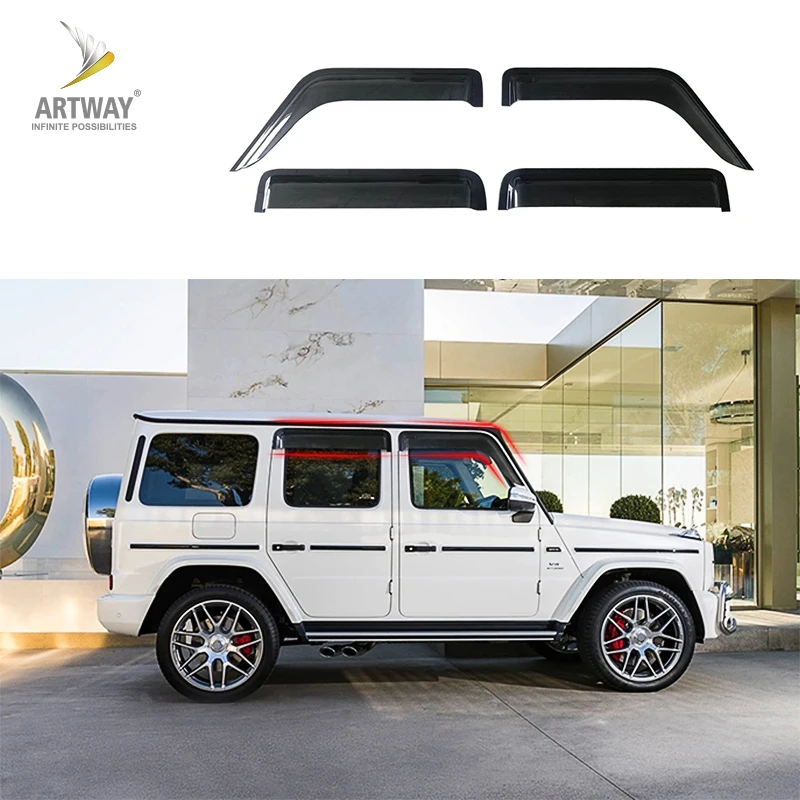 for Car Protective Body Kit Accessories Side Window Deflector Rain Guard Visor Sun for Merceds g Class W464 W463a