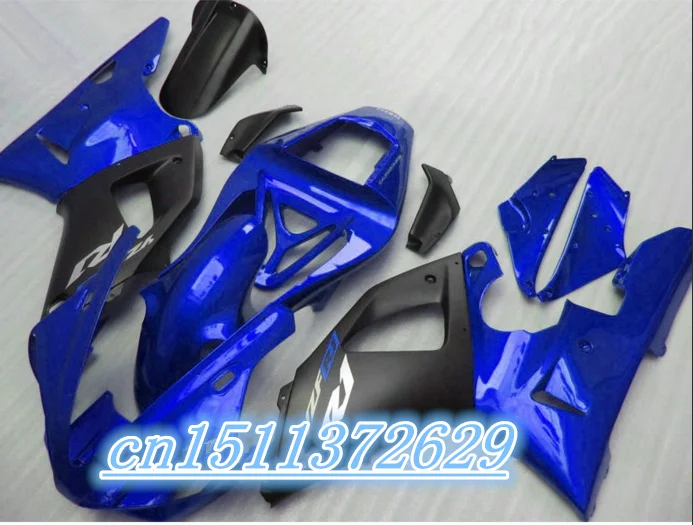 Dor-for blue black  Fairing Fit Fits For  YZF1000 R1 2000-2001 YZF 1000R1 00-01 2000 2001 D